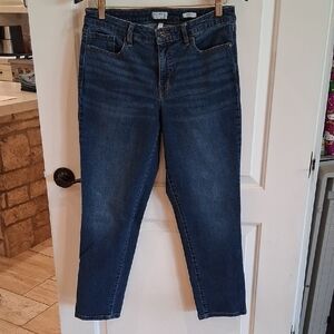 SOFIA Bagi Boyfriend Jeans Size 10 Dark Wash Midrise